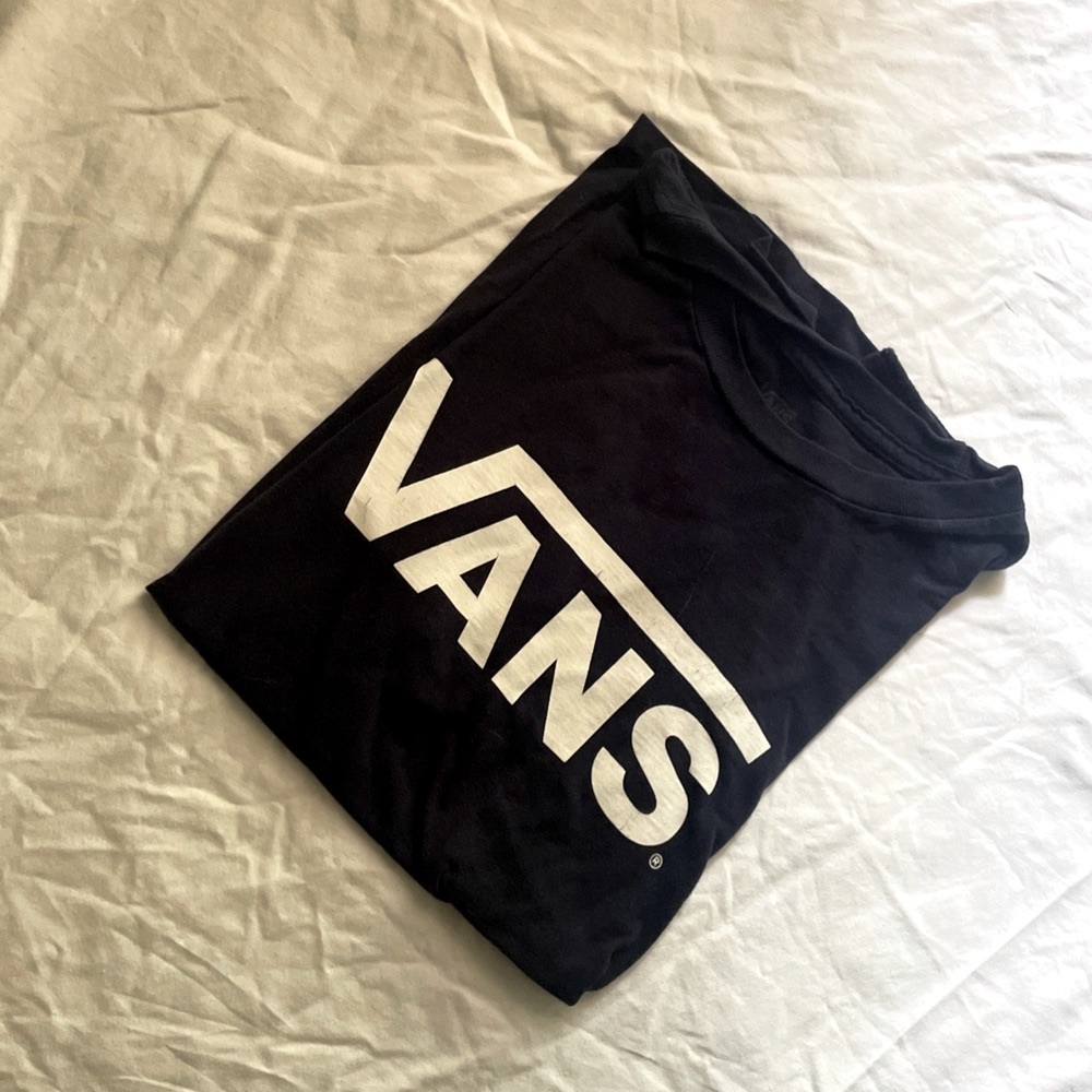 Dark navy blue Vans graphic T-shirt